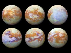 Viendo a Titán con ojos infrarrojos. / NASA/JPL-Caltech/University of Nantes/University of Arizona
