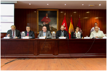 Los seis miembros de la mesa presidencial. / Alfredo Matilla Los seis miembros de la mesa presidencial. / Alfredo Matilla
